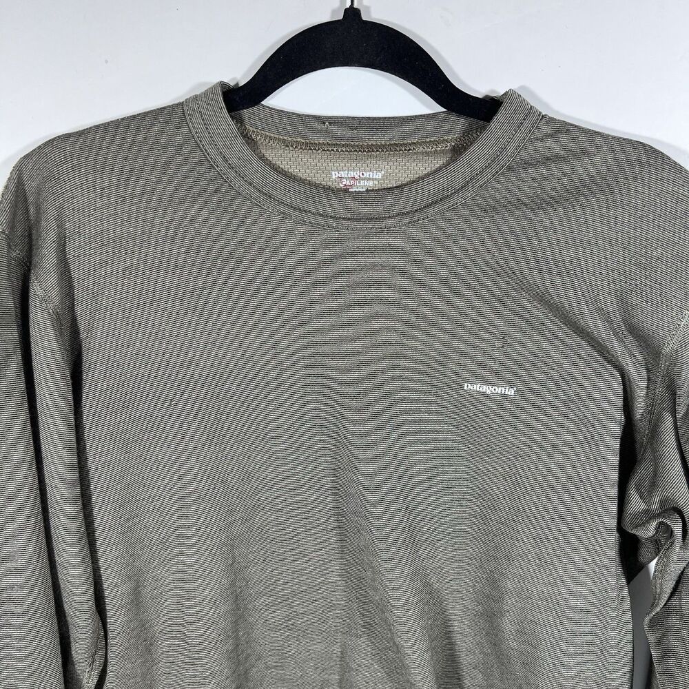 Patagonia Capilene Long Sleeve Pullover Base Layer Men's Size Medium Made in USA - Picture 3 of 6